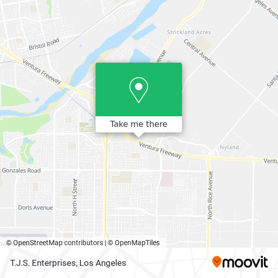 T.J.S. Enterprises map