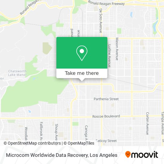 Mapa de Microcom Worldwide Data Recovery