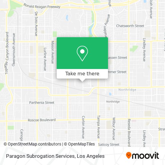 Paragon Subrogation Services map