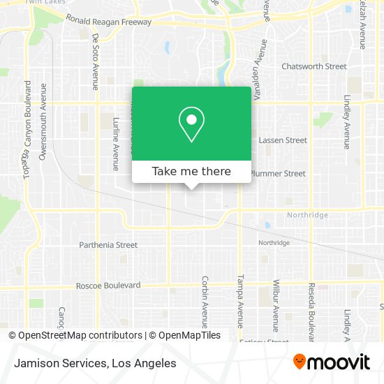 Jamison Services map