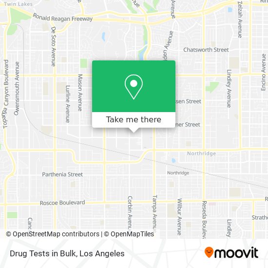 Mapa de Drug Tests in Bulk