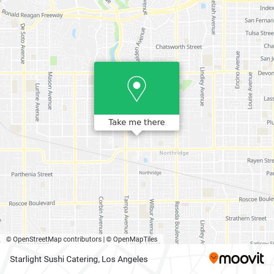 Starlight Sushi Catering map