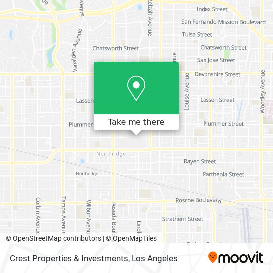 Crest Properties & Investments map