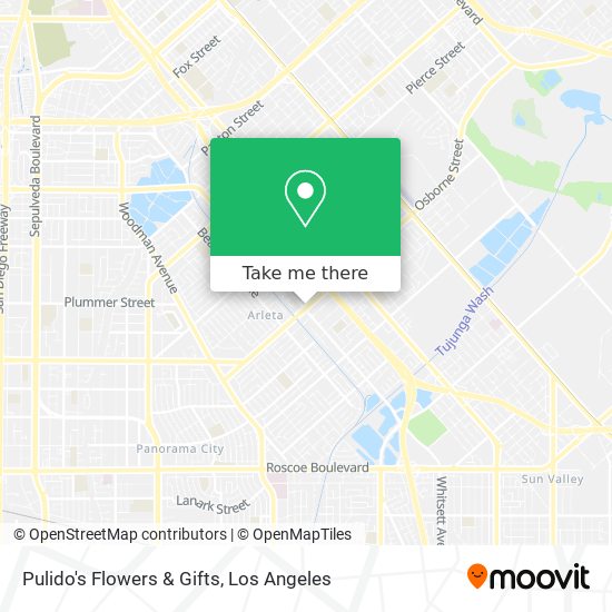 Pulido's Flowers & Gifts map