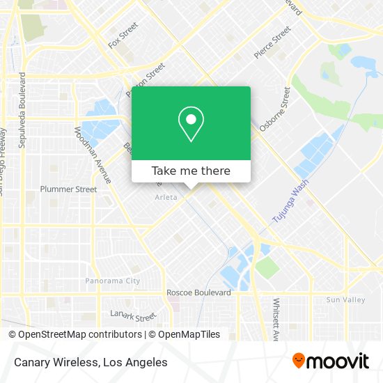 Canary Wireless map