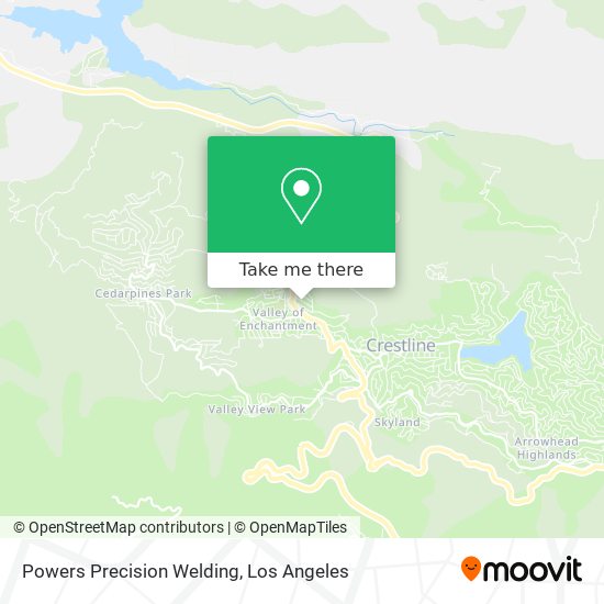 Mapa de Powers Precision Welding