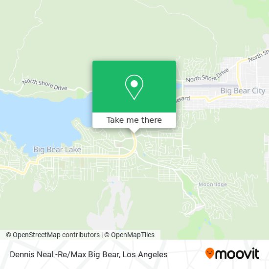 Dennis Neal -Re/Max Big Bear map