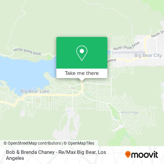 Bob & Brenda Chaney - Re / Max Big Bear map