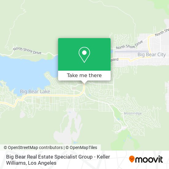 Big Bear Real Estate Specialist Group - Keller Williams map