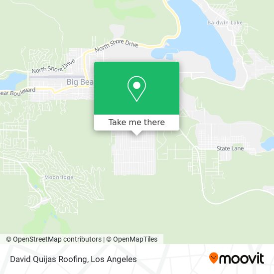 David Quijas Roofing map