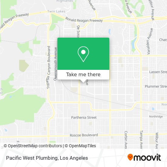 Mapa de Pacific West Plumbing