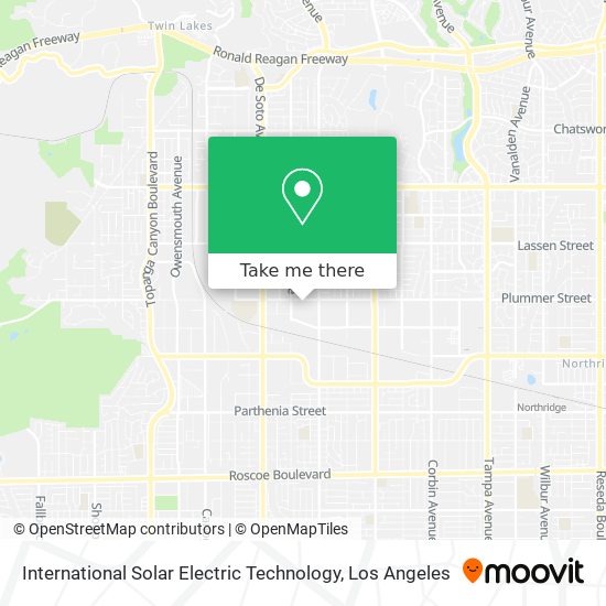 Mapa de International Solar Electric Technology