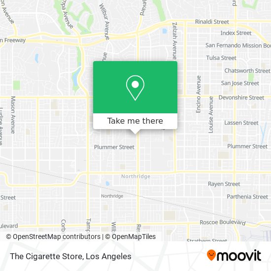 The Cigarette Store map