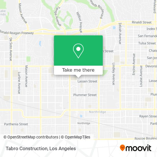 Tabro Construction map