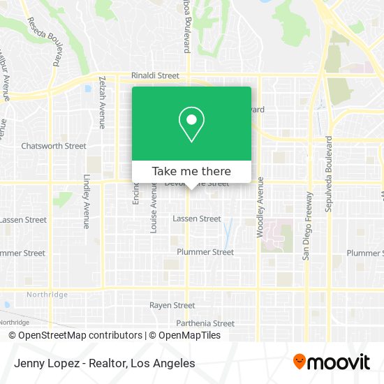 Jenny Lopez - Realtor map