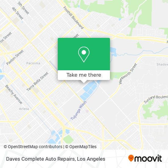 Daves Complete Auto Repairs map
