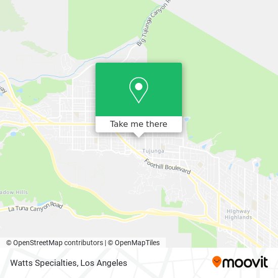 Watts Specialties map