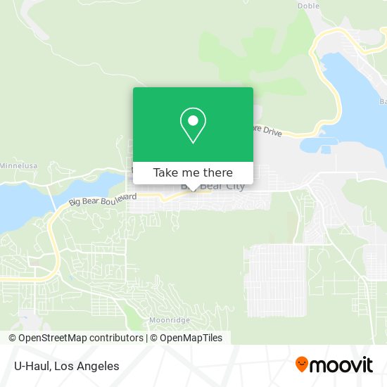 U-Haul map