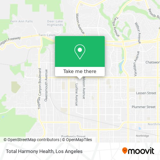 Mapa de Total Harmony Health