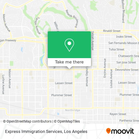 Mapa de Express Immigration Services