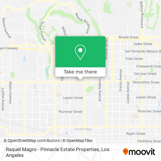 Mapa de Raquel Magro - Pinnacle Estate Properties