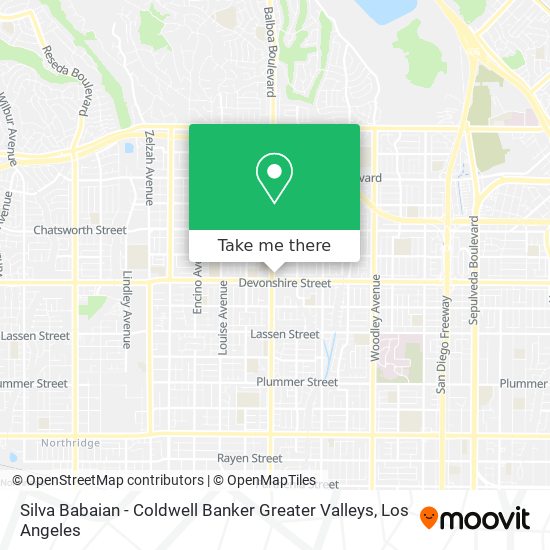 Silva Babaian - Coldwell Banker Greater Valleys map