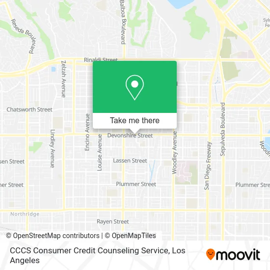 CCCS Consumer Credit Counseling Service map