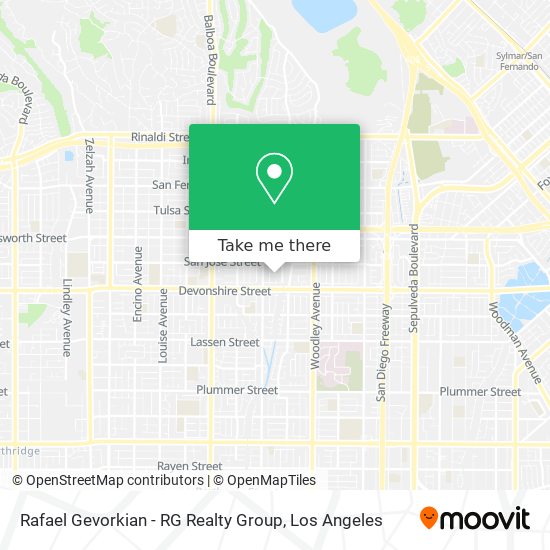 Rafael Gevorkian - RG Realty Group map