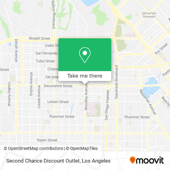 Mapa de Second Chance Discount Outlet