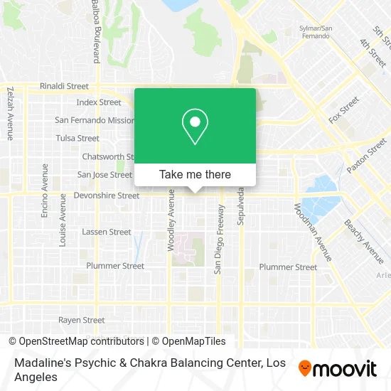 Madaline's Psychic & Chakra Balancing Center map