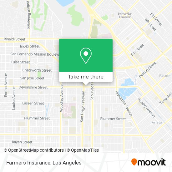 Farmers Insurance map