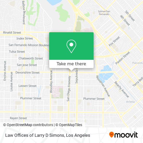 Mapa de Law Offices of Larry D Simons