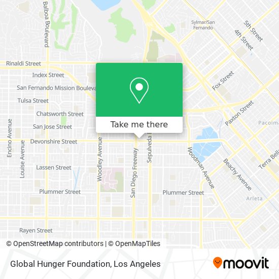Global Hunger Foundation map