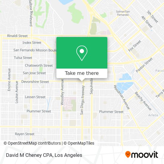 David M Cheney CPA map