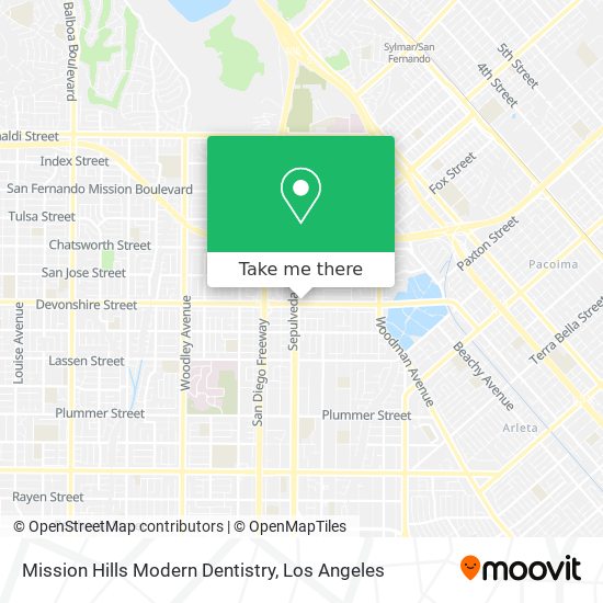 Mapa de Mission Hills Modern Dentistry
