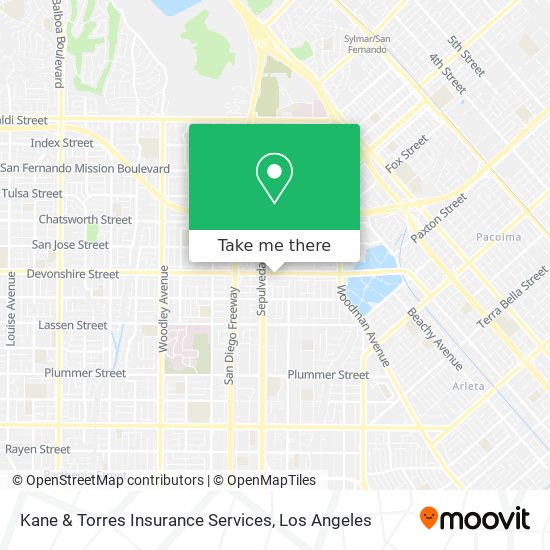 Mapa de Kane & Torres Insurance Services