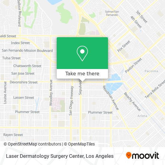 Mapa de Laser Dermatology Surgery Center