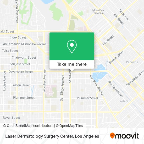 Laser Dermatology Surgery Center map