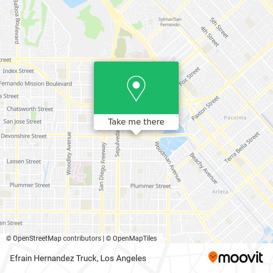 Efrain Hernandez Truck map