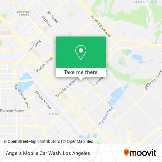 Angel's Mobile Car Wash map