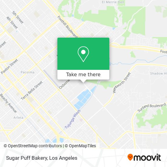 Sugar Puff Bakery map