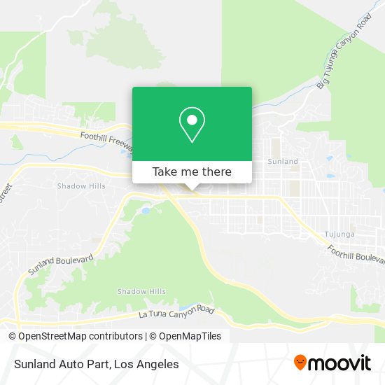 Sunland Auto Part map