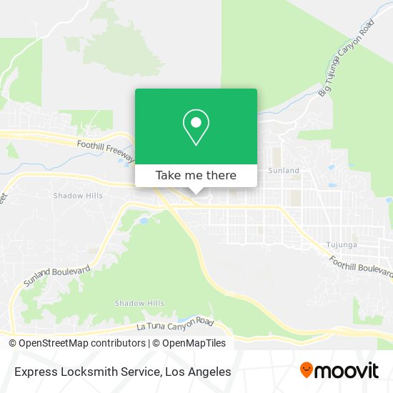 Express Locksmith Service map