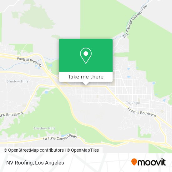 NV Roofing map