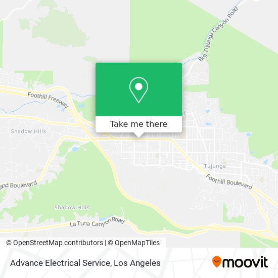 Mapa de Advance Electrical Service