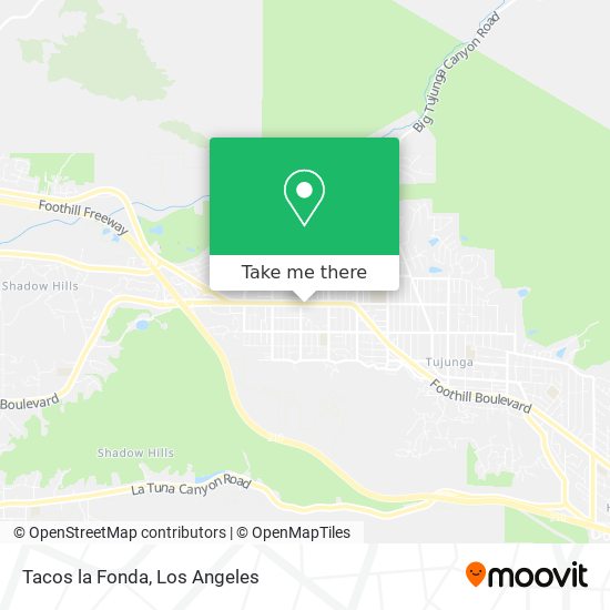 Tacos la Fonda map