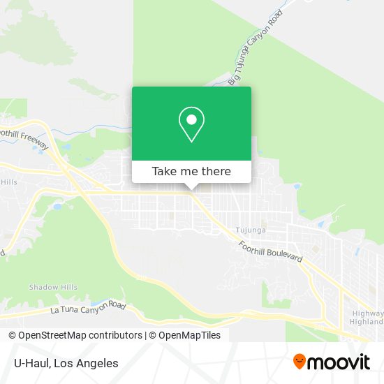 U-Haul map