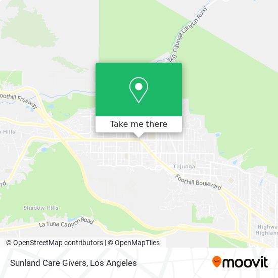 Sunland Care Givers map