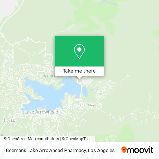 Beemans Lake Arrowhead Pharmacy map