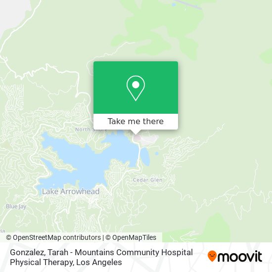 Gonzalez, Tarah - Mountains Community Hospital Physical Therapy map